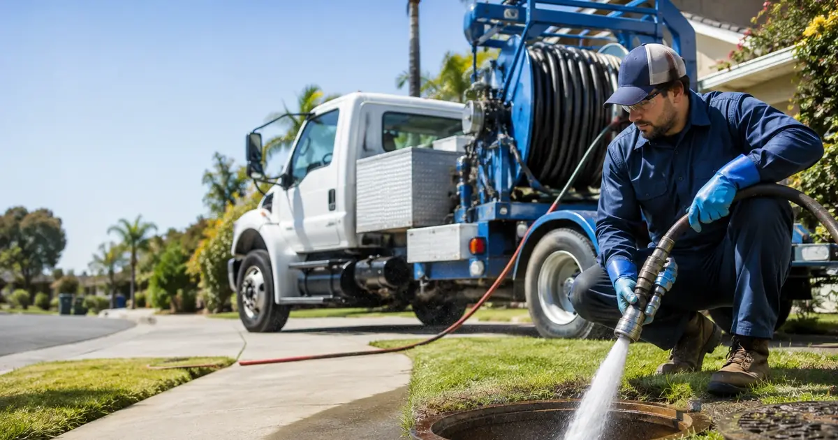 Hydro jet sewer cleaning Wildomar
