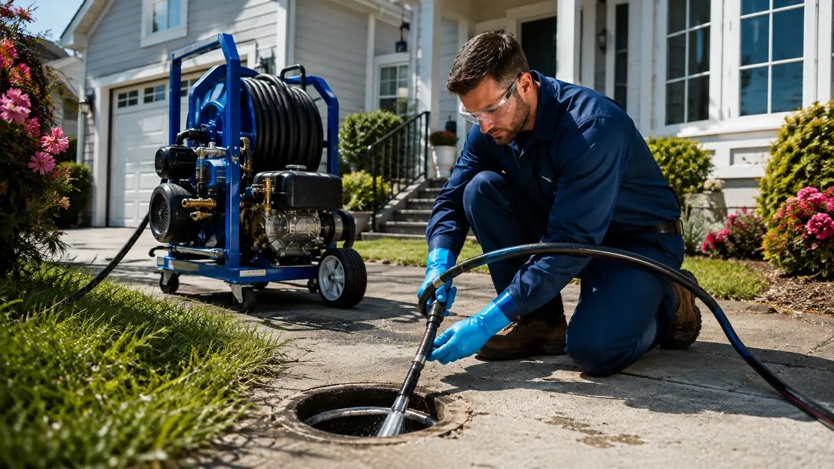 Residential Hydro Jet Drain Cleaning in Wildomar