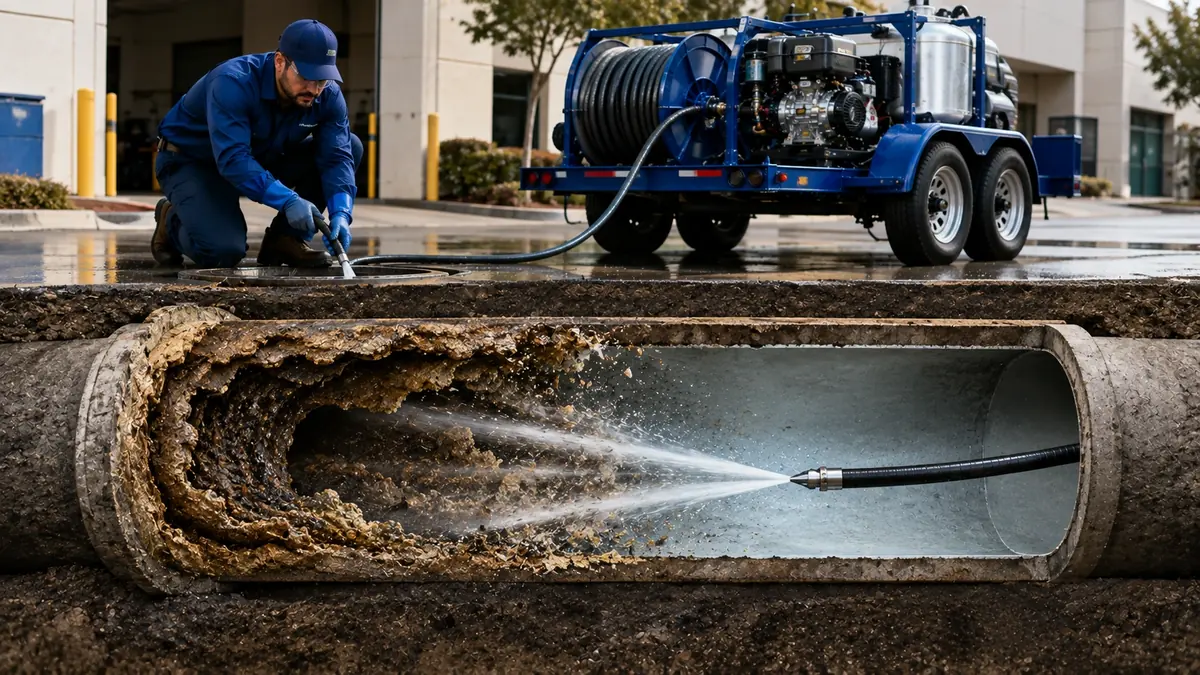 Sewer Pipe Descaling in Wildomar